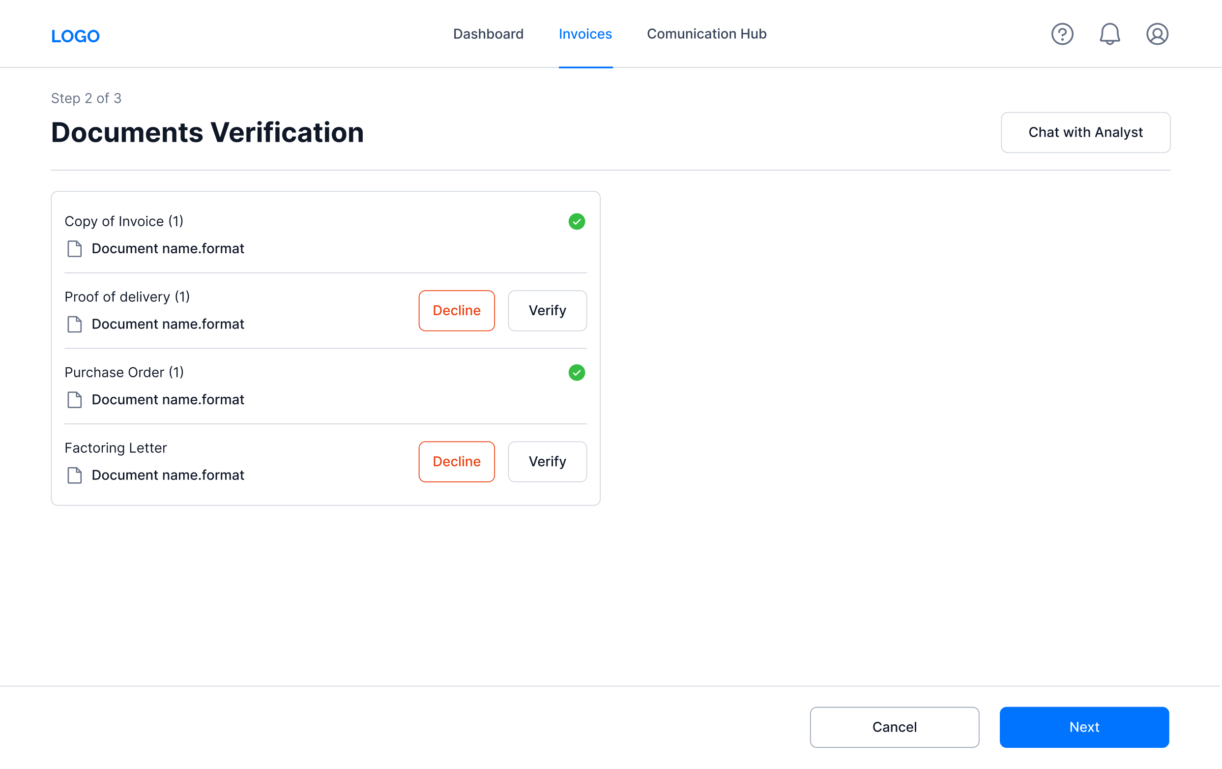 Auditor approval view